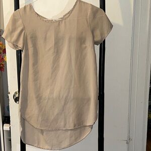 Japna Tan Short Sleeve Women's Top